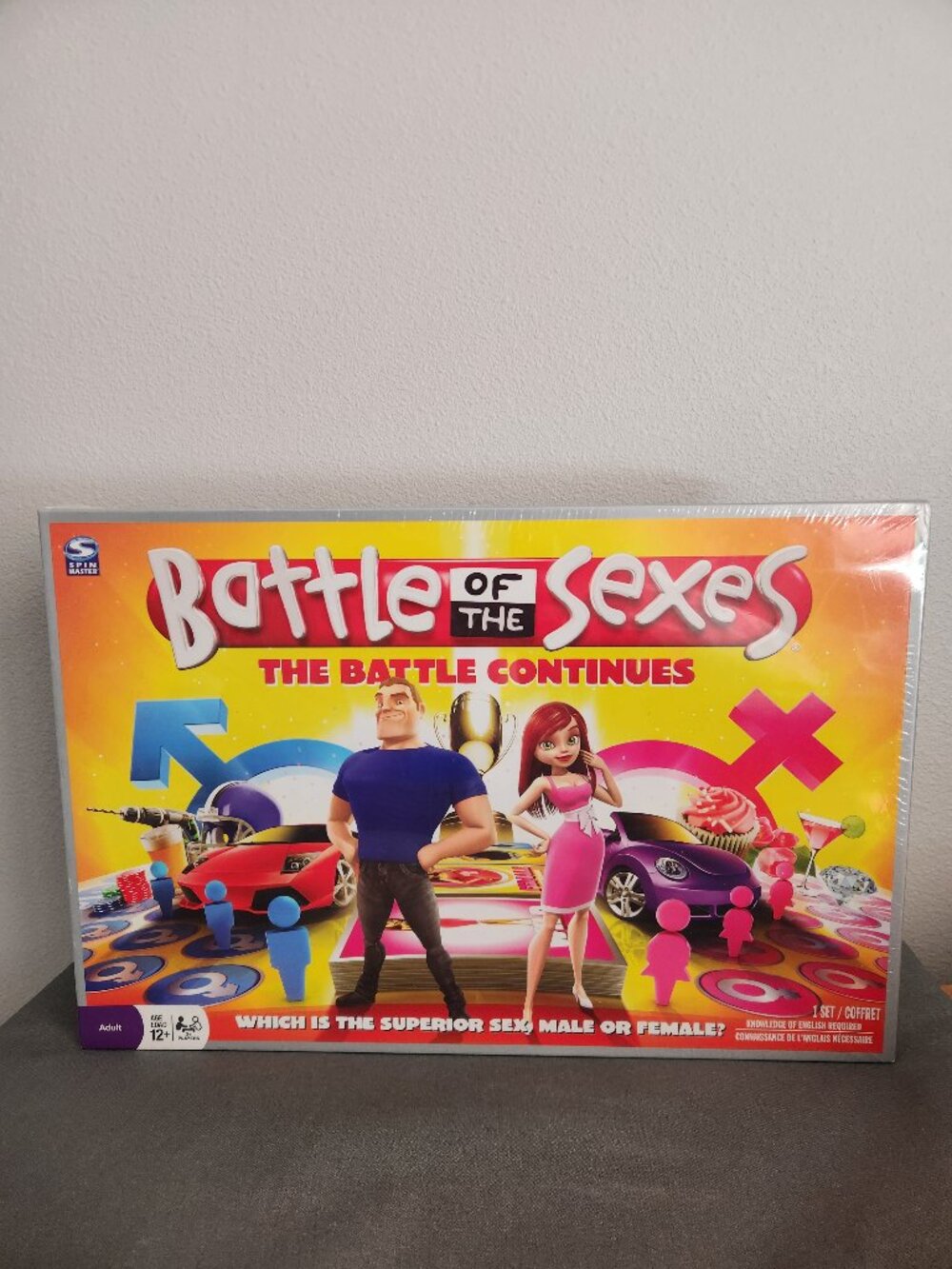Battle of the Sexes The Battle Continues Board Game New Sealed Spin Master